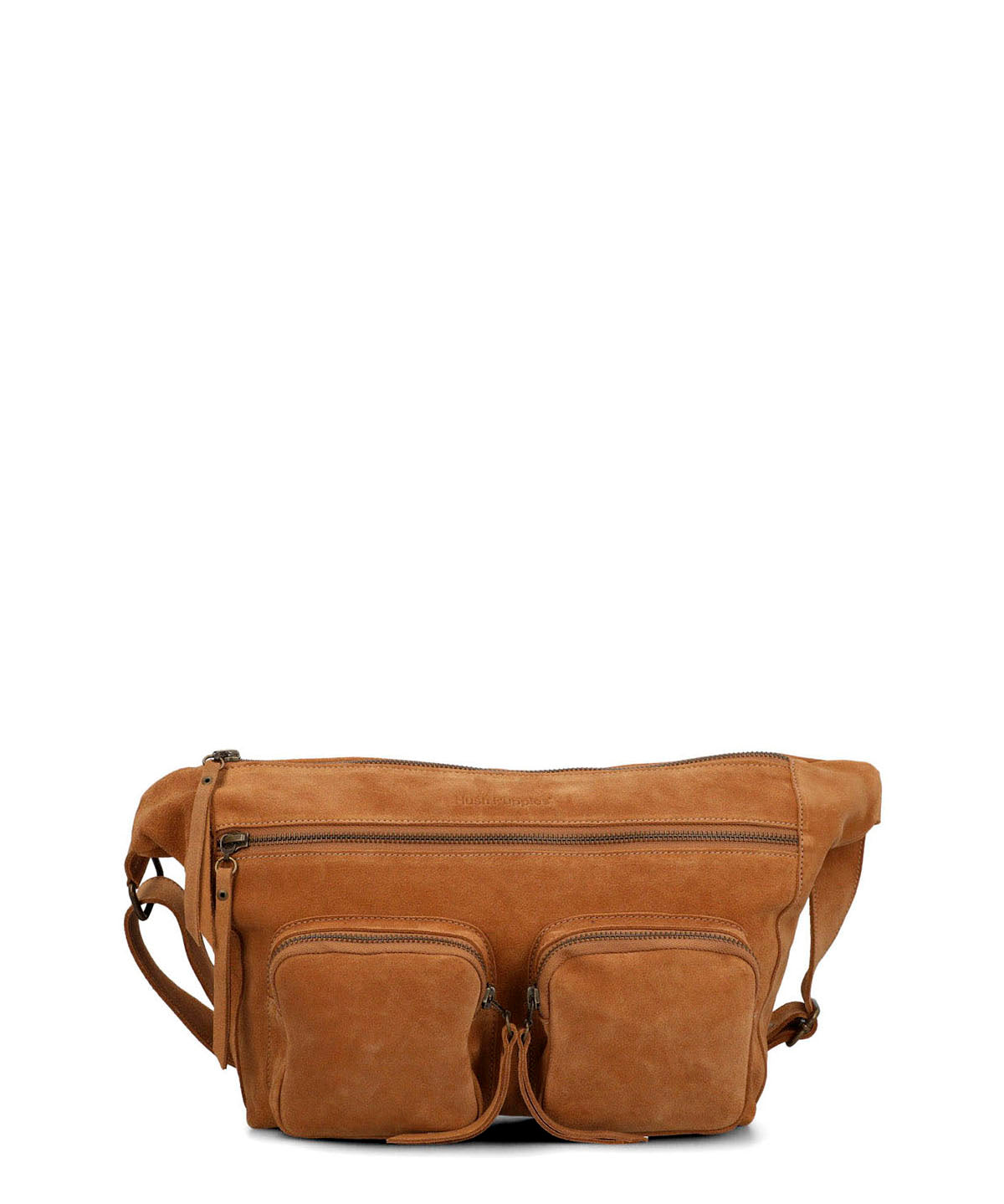 Cartera Cuero Mujer Emma Cross Café Hush Puppies | Hush Puppies