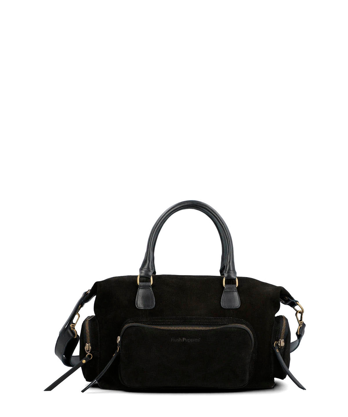 Cartera Cuero Mujer Ethan Cross Negro Hush Puppies | Hush Puppies