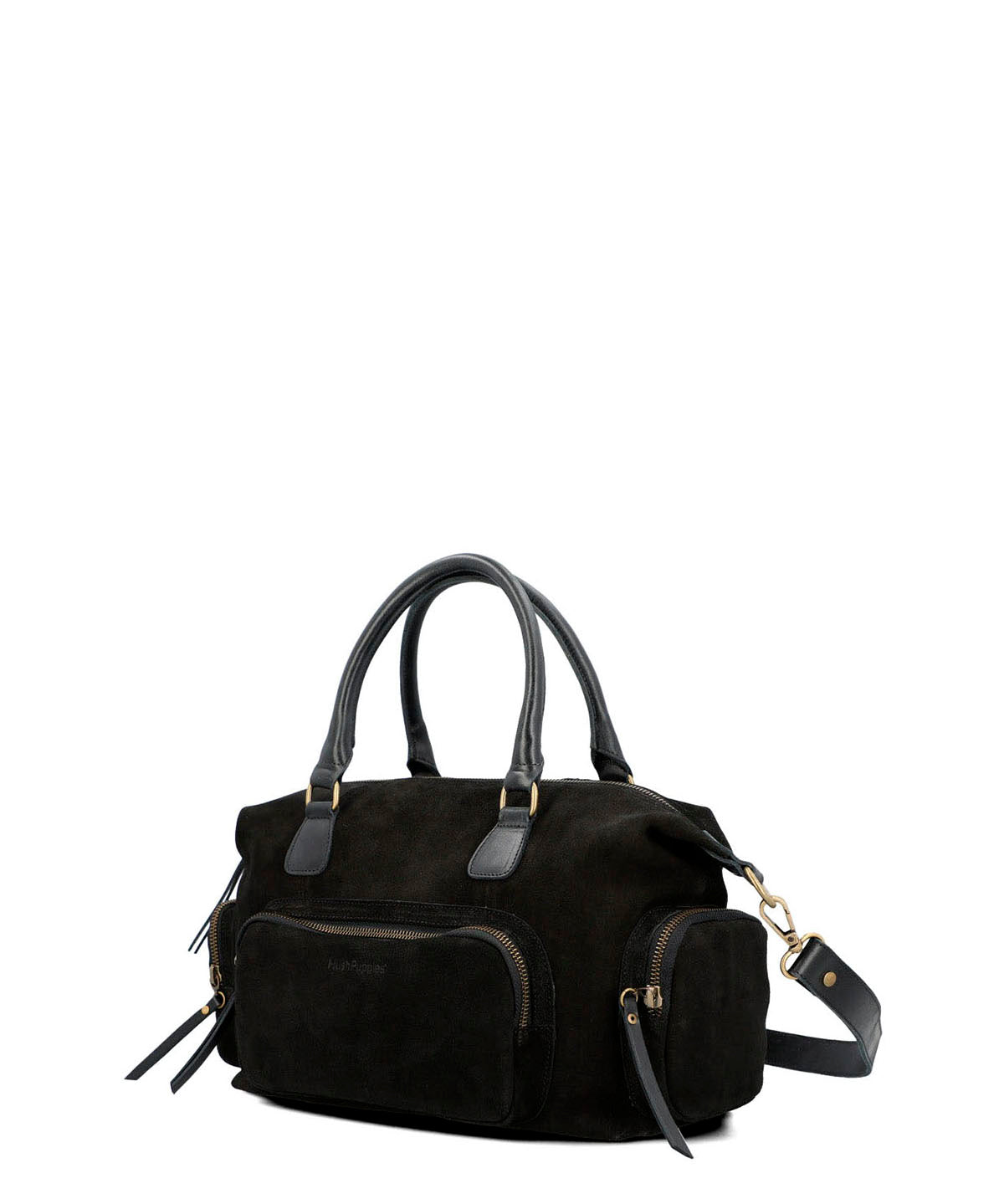 Cartera Cuero Mujer Ethan Cross Negro Hush Puppies | Hush Puppies