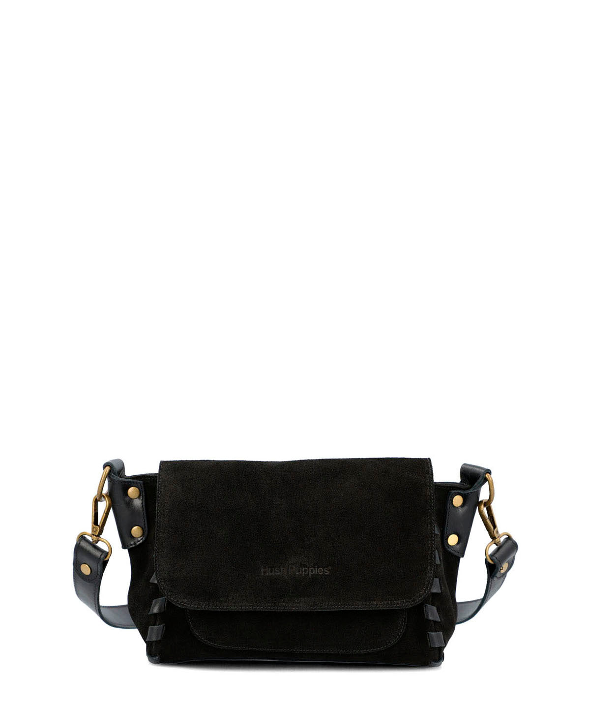 Cartera Cuero Mujer Elliott Cross Negro Hush Puppies | Hush Puppies