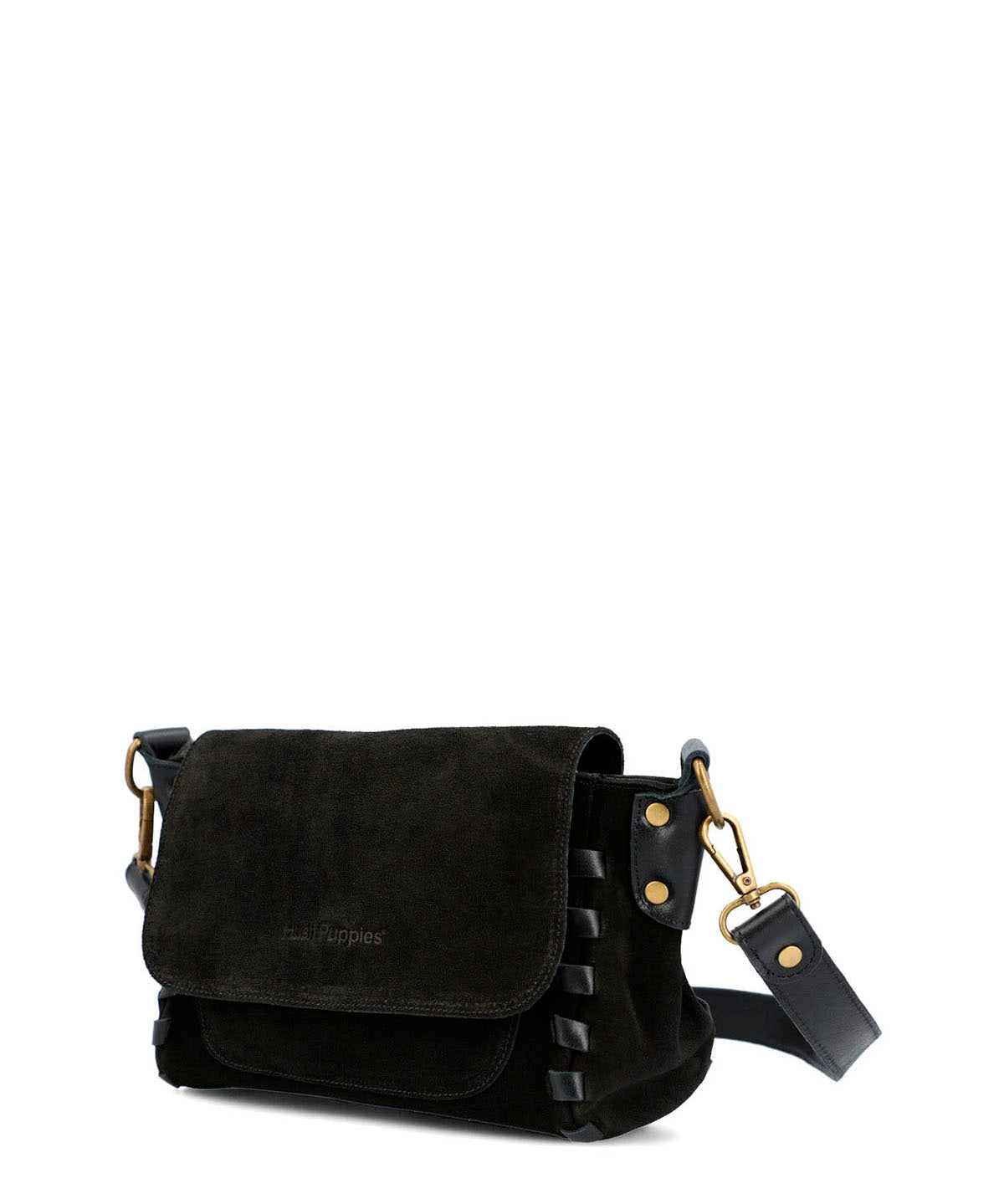 Cartera Cuero Mujer Elliott Cross Negro Hush Puppies | Hush Puppies