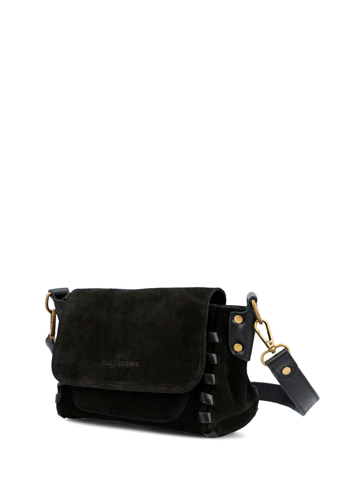 Cartera Cuero Mujer Elliott Cross Negro Hush Puppies | Hush Puppies