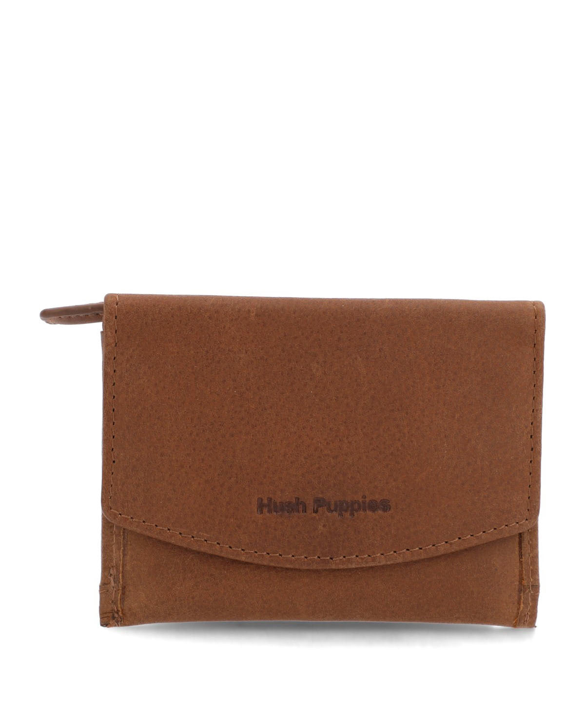 Billetera Cuero Mujer Th Greta Flap Café Hush Puppies