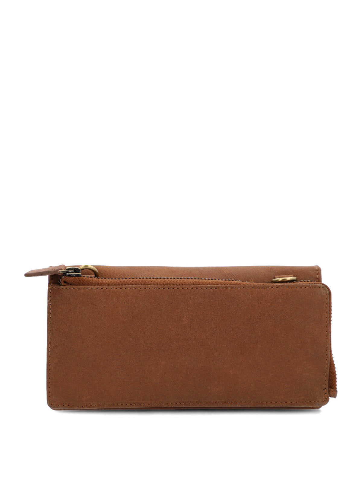 Billetera Cuero Mujer Garrett Cross Café Hush Puppies