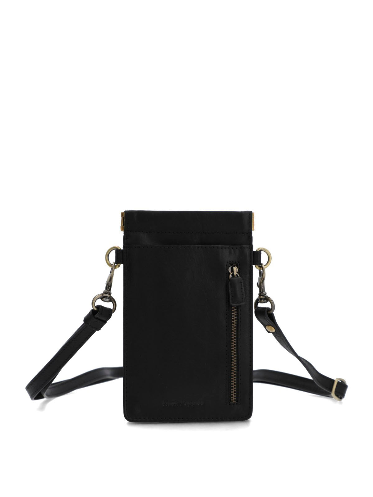 Billetera Cuero Mujer Ty Phone Negro Hush Puppies