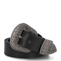 Cinturon Cuero Mujer Hpw Texas Negro Hush Puppies