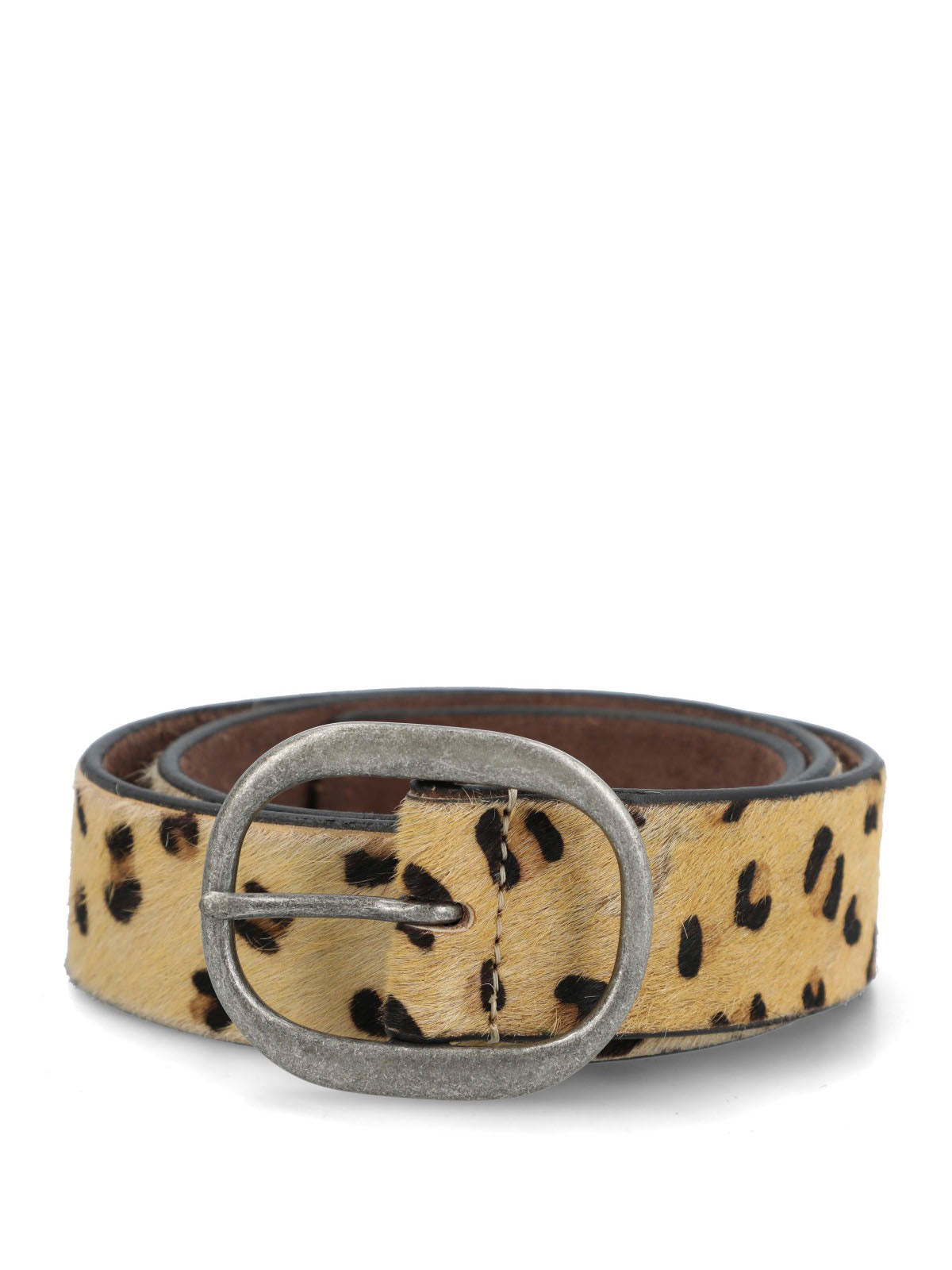 Cinturon Cuero Mujer Cheetah Multicolor Hush Puppies