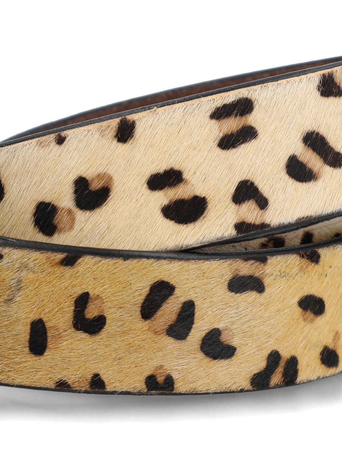 Cinturon Cuero Mujer Cheetah Multicolor Hush Puppies