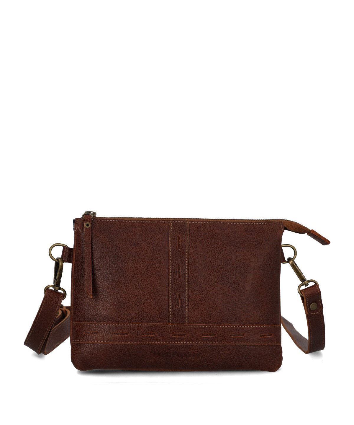 Cartera Cuero Mujer Fausta Cross Café