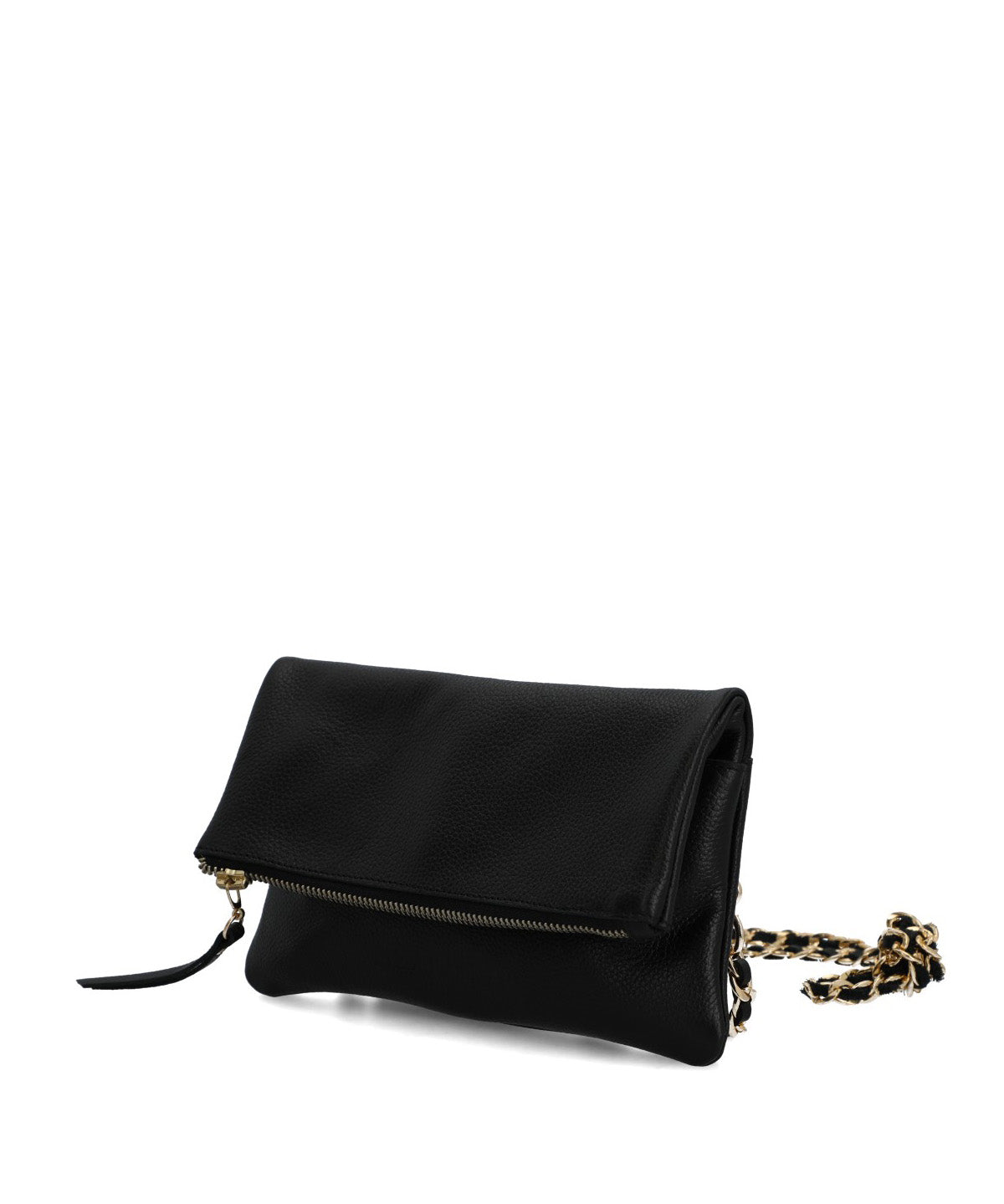 Cartera Cuero Mujer Funny Cross Negro