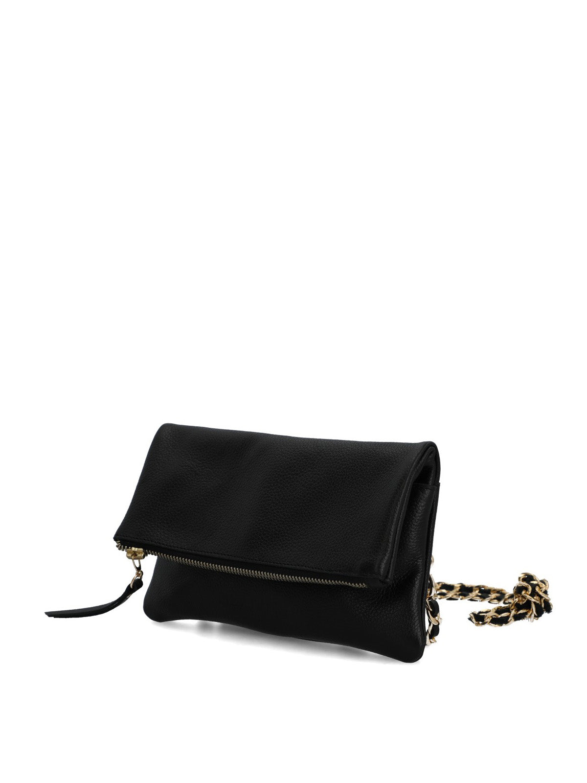 Cartera Cuero Mujer Funny Cross Negro
