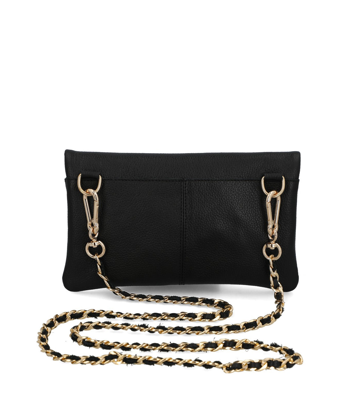 Cartera Cuero Mujer Funny Cross Negro
