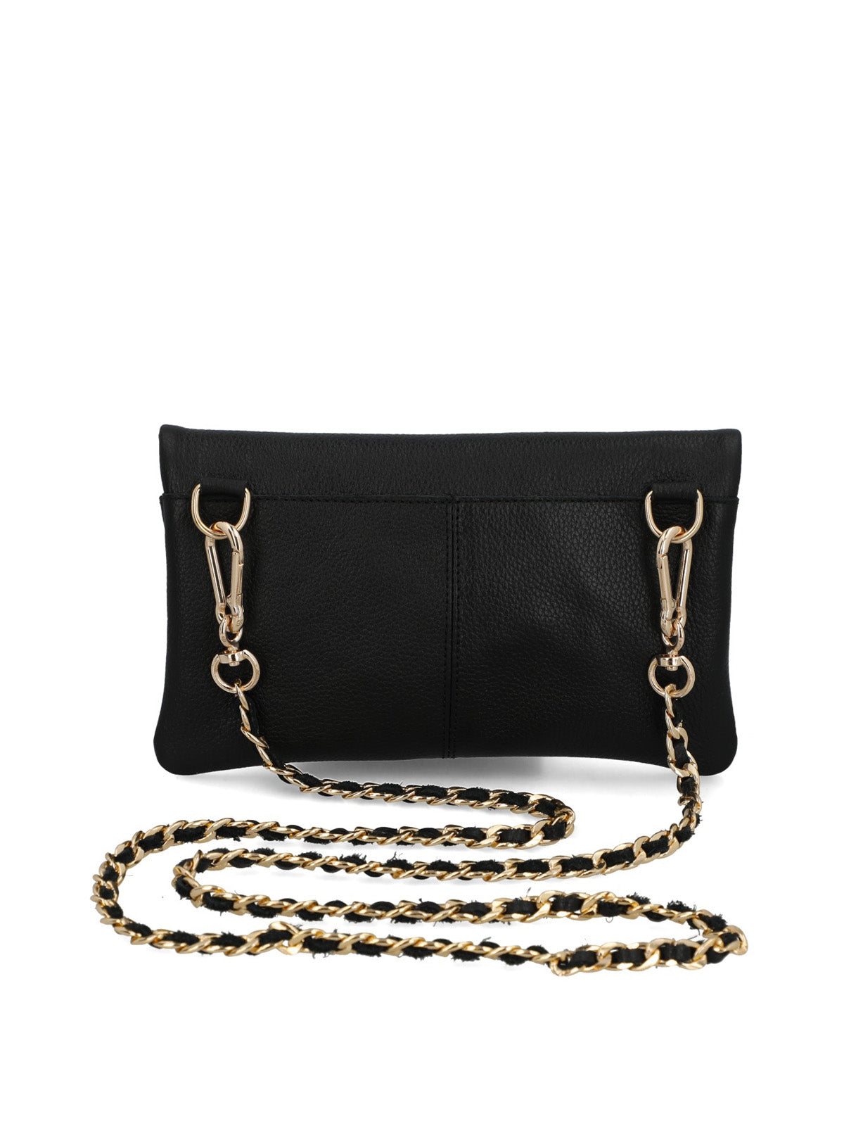Cartera Cuero Mujer Funny Cross Negro