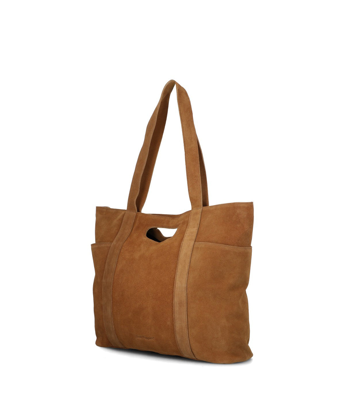 Cartera Cuero Mujer Ferney Tote Café