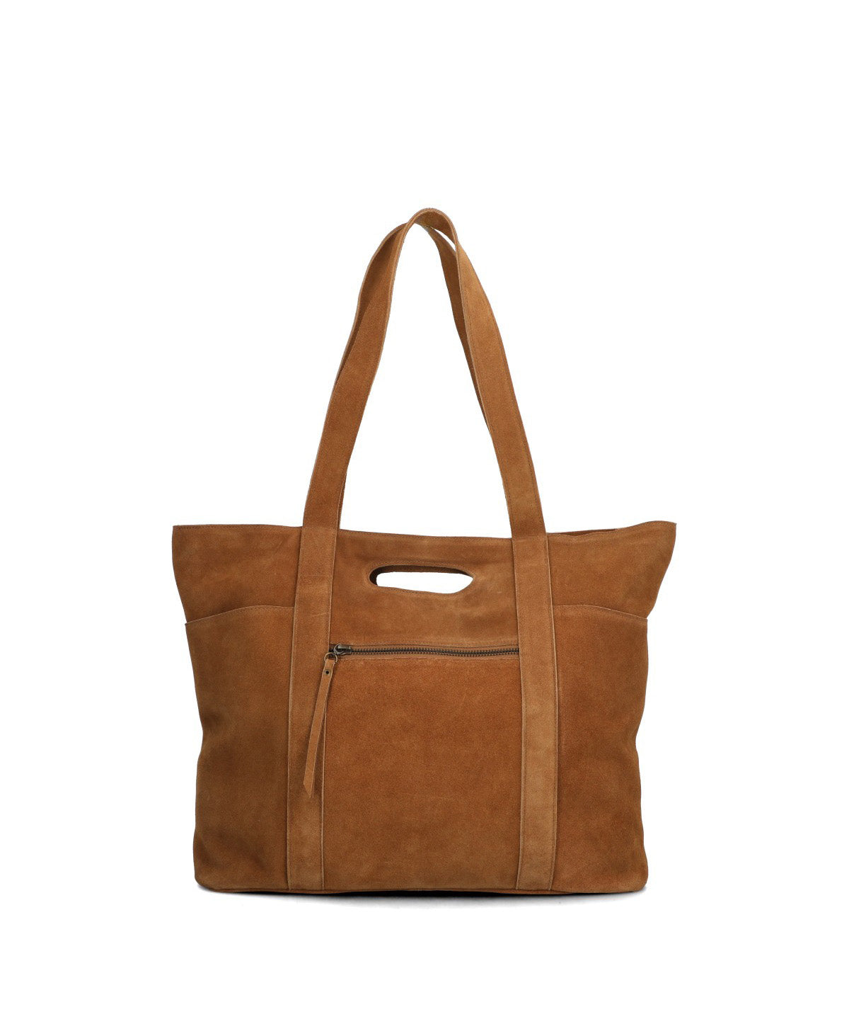Cartera Cuero Mujer Ferney Tote Café