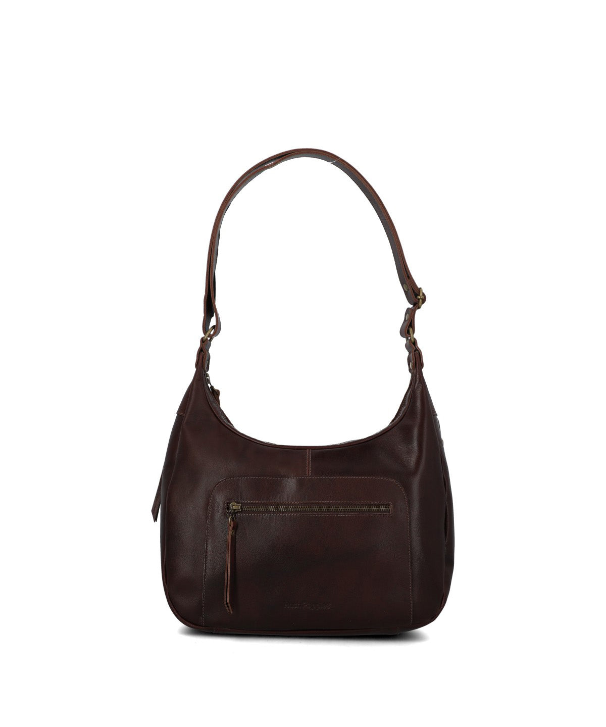 Cartera Cuero Mujer Fatma Hobo Café