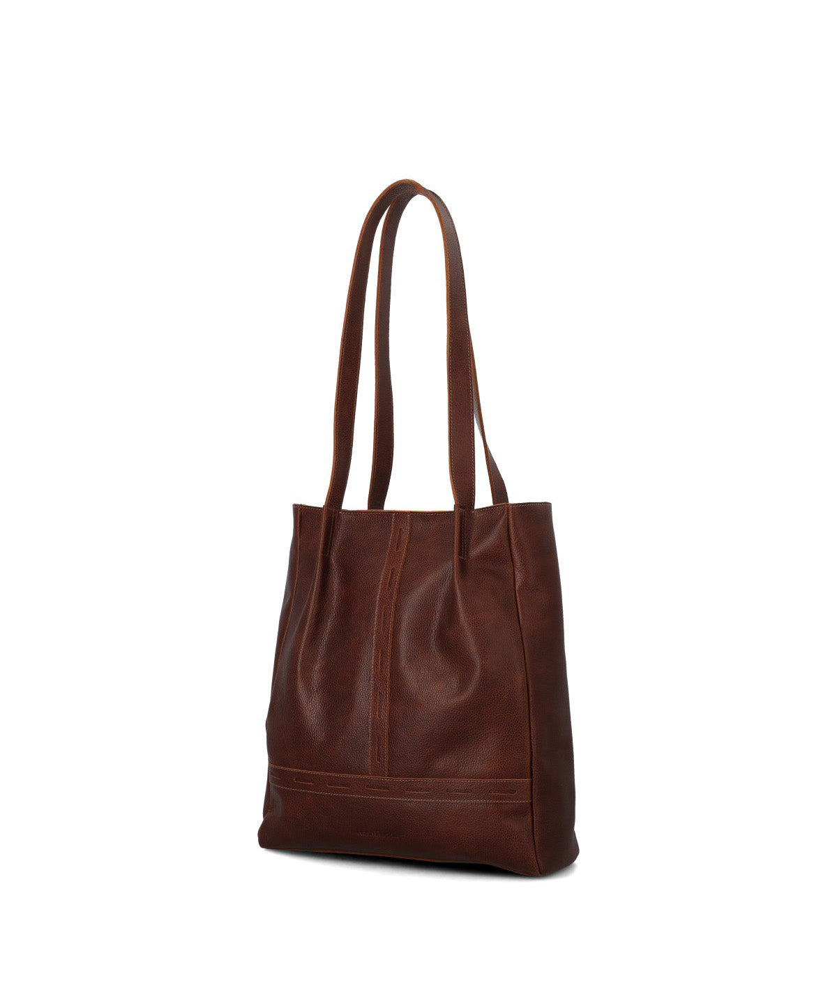 Cartera Cuero Mujer Fausta Tote Café