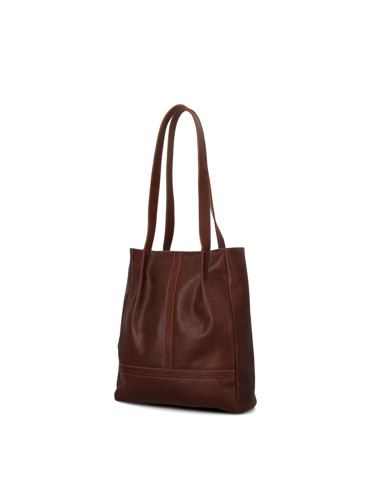 Cartera Cuero Mujer Fausta Tote Café