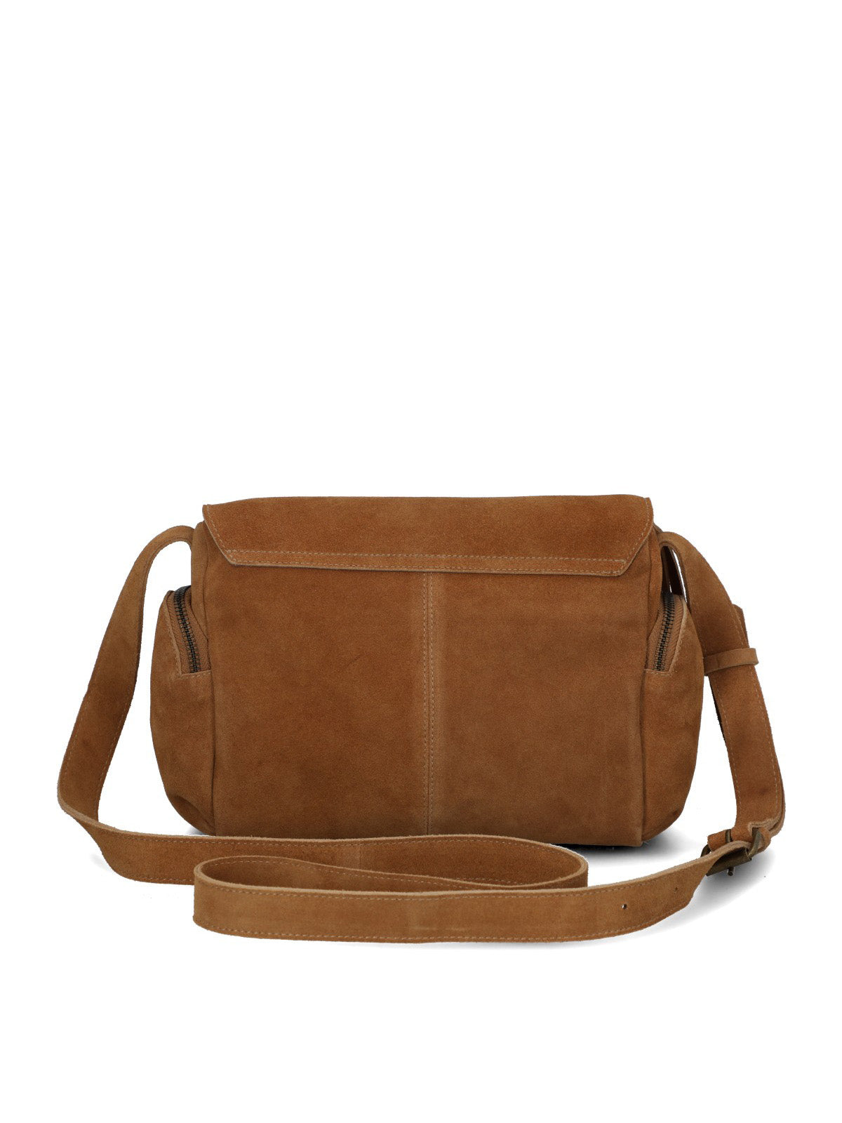 Cartera Cuero Mujer Ferney Cross Café