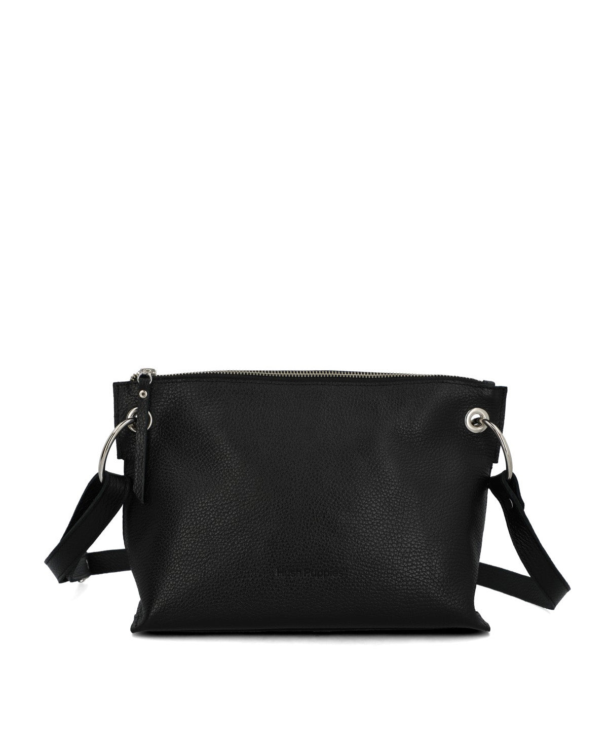 Cartera Cuero Mujer Fabia Cross Negro