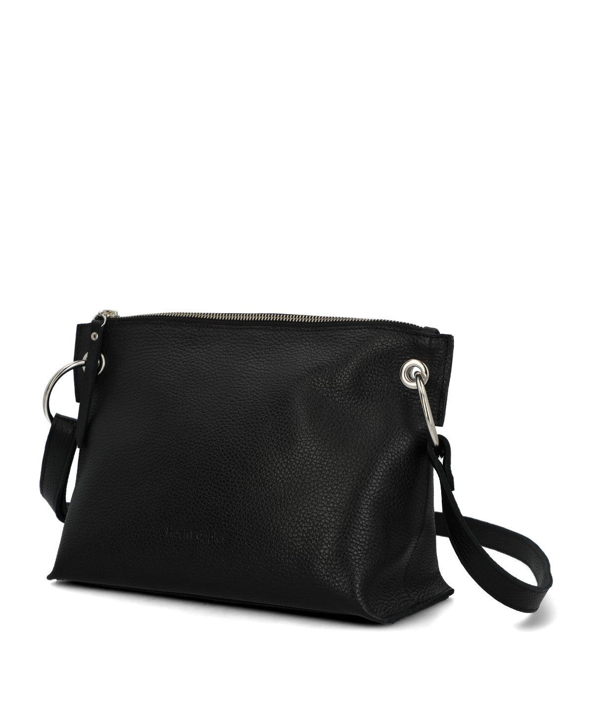 Cartera Cuero Mujer Fabia Cross Negro