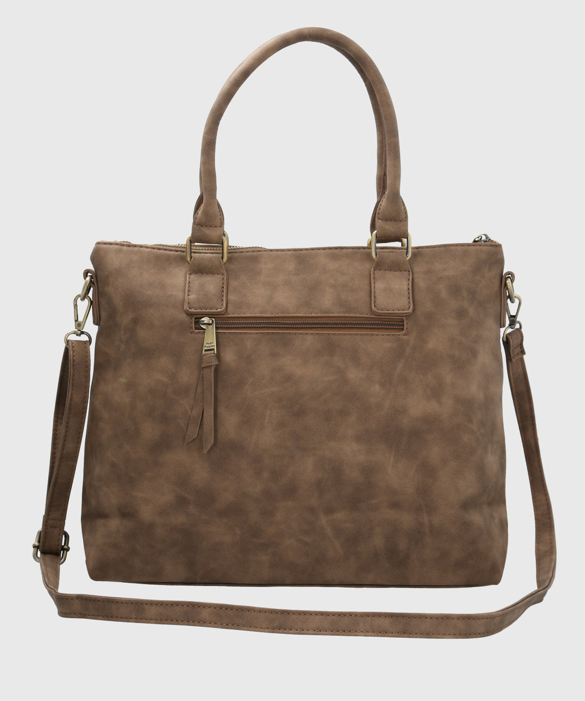Cartera Ecocuero Mujer Devine Bag Café Hush Puppies-Hush Puppies Chile