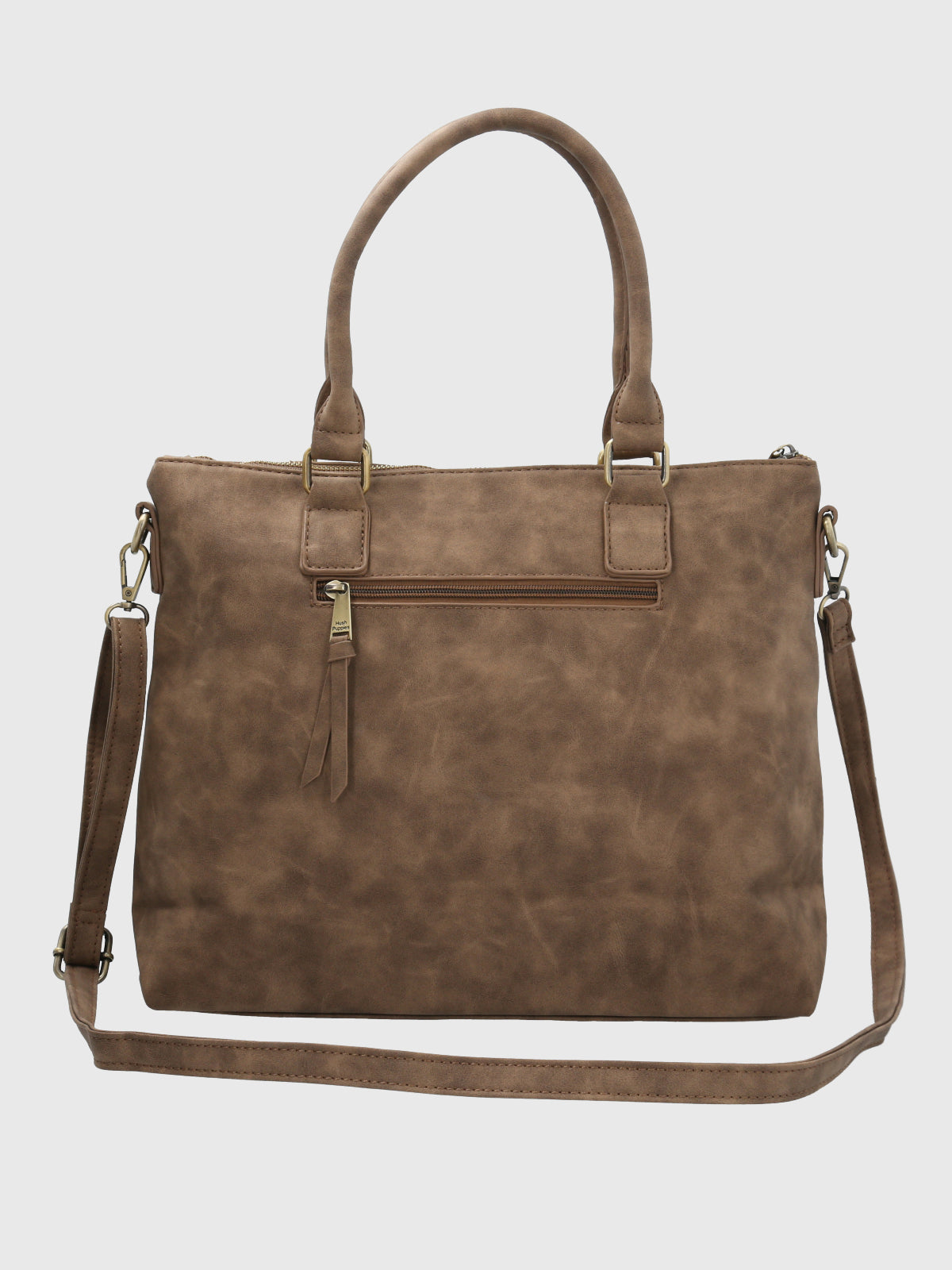Cartera Ecocuero Mujer Devine Bag Café Hush Puppies-Hush Puppies Chile