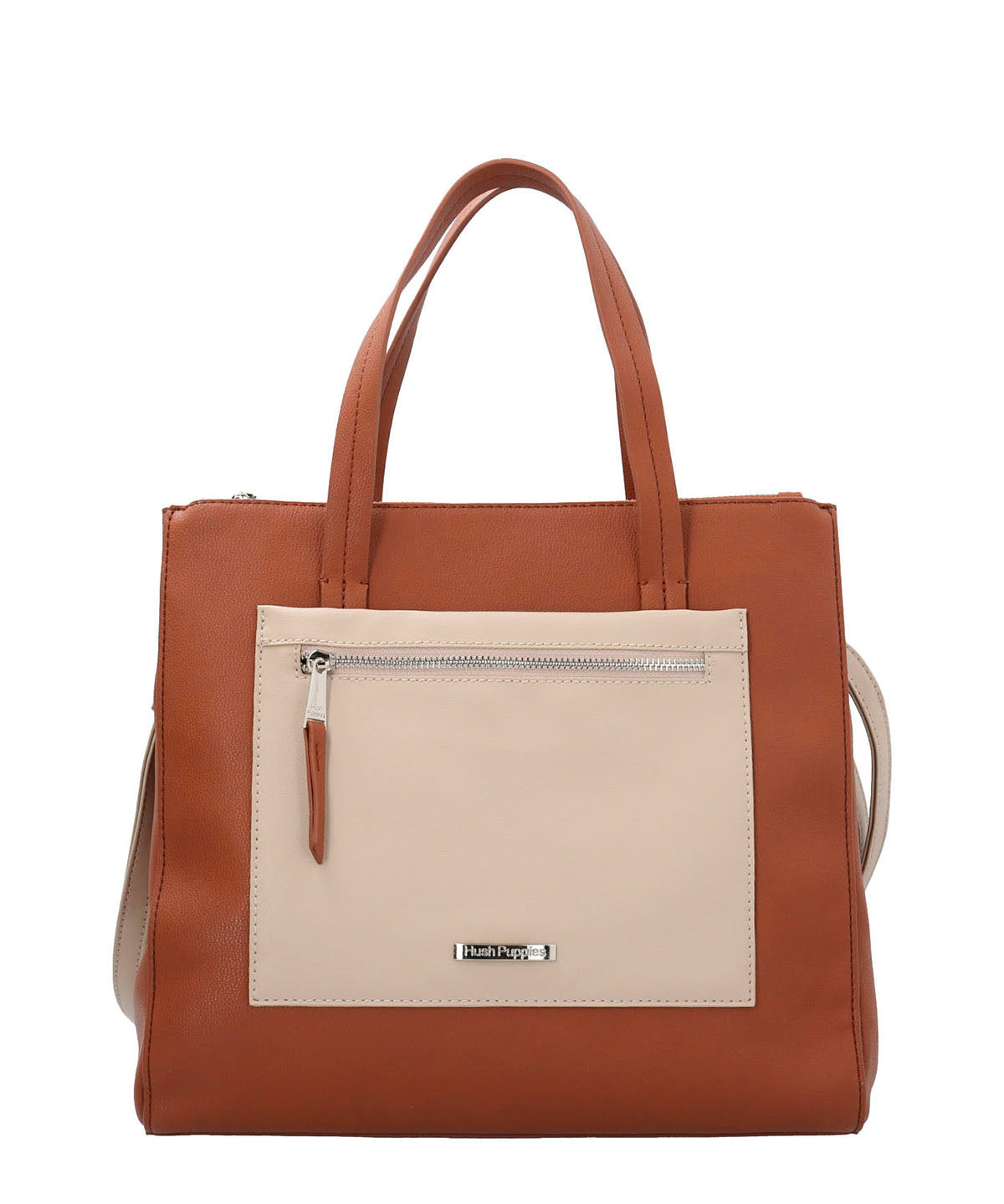 Cartera Ecocuero Mujer Barker Tote Café Hush Puppies | Hush Puppies