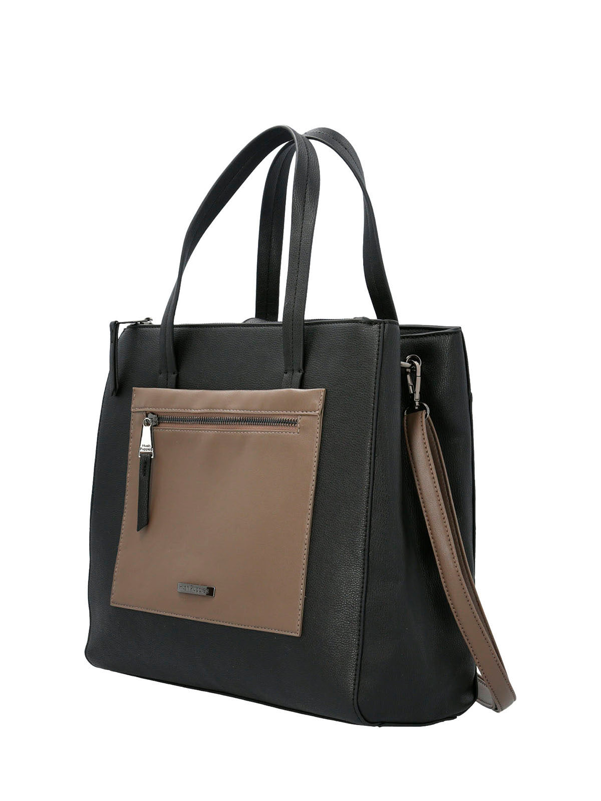 Cartera Ecocuero Mujer Barker Tote Negro Hush Puppies | Hush Puppies