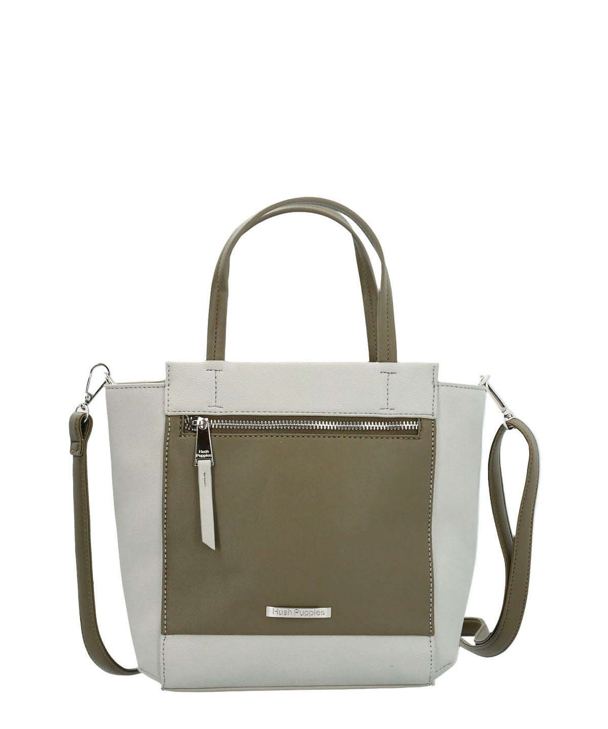 Cartera Ecocuero Mujer Bagley Cross Blanco Hush Puppies | Hush Puppies