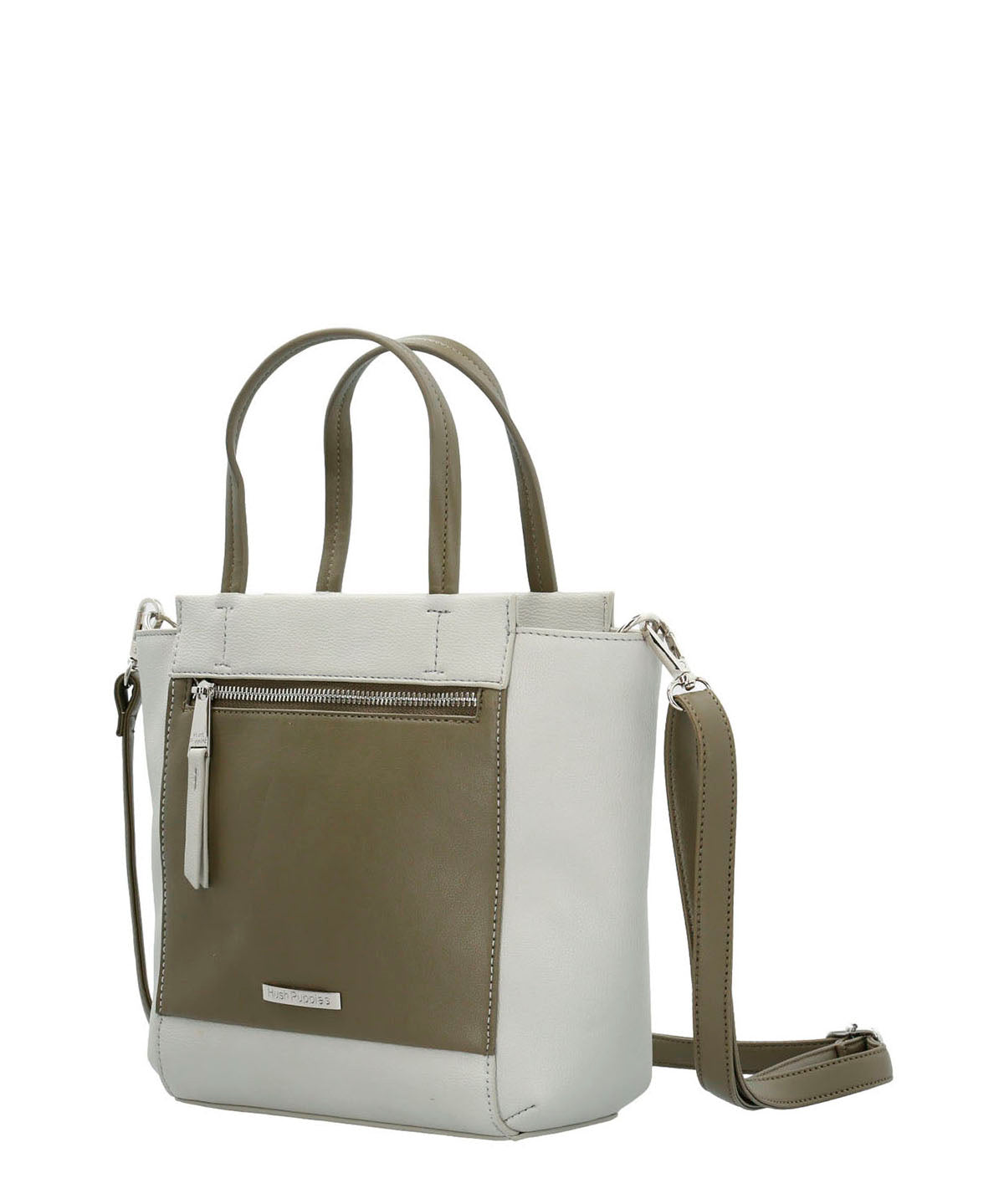Cartera Ecocuero Mujer Bagley Cross Blanco Hush Puppies | Hush Puppies
