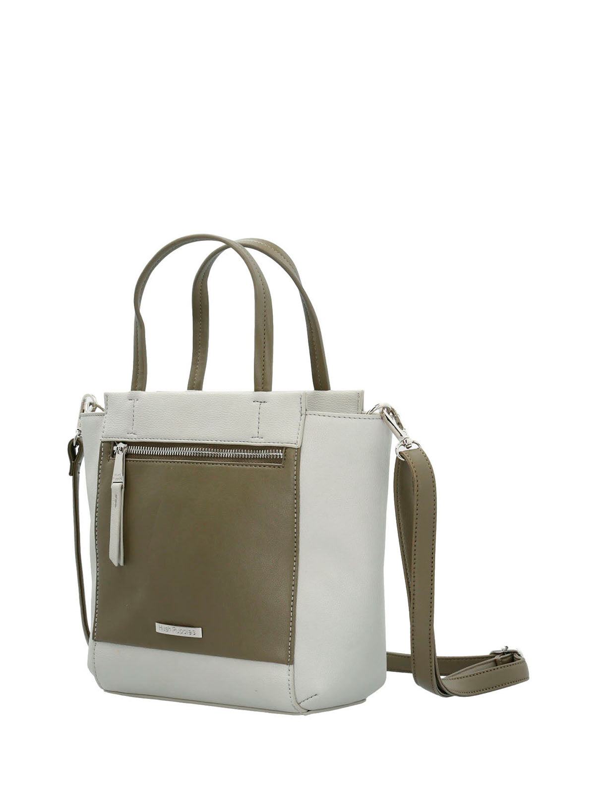 Cartera Ecocuero Mujer Bagley Cross Blanco Hush Puppies | Hush Puppies