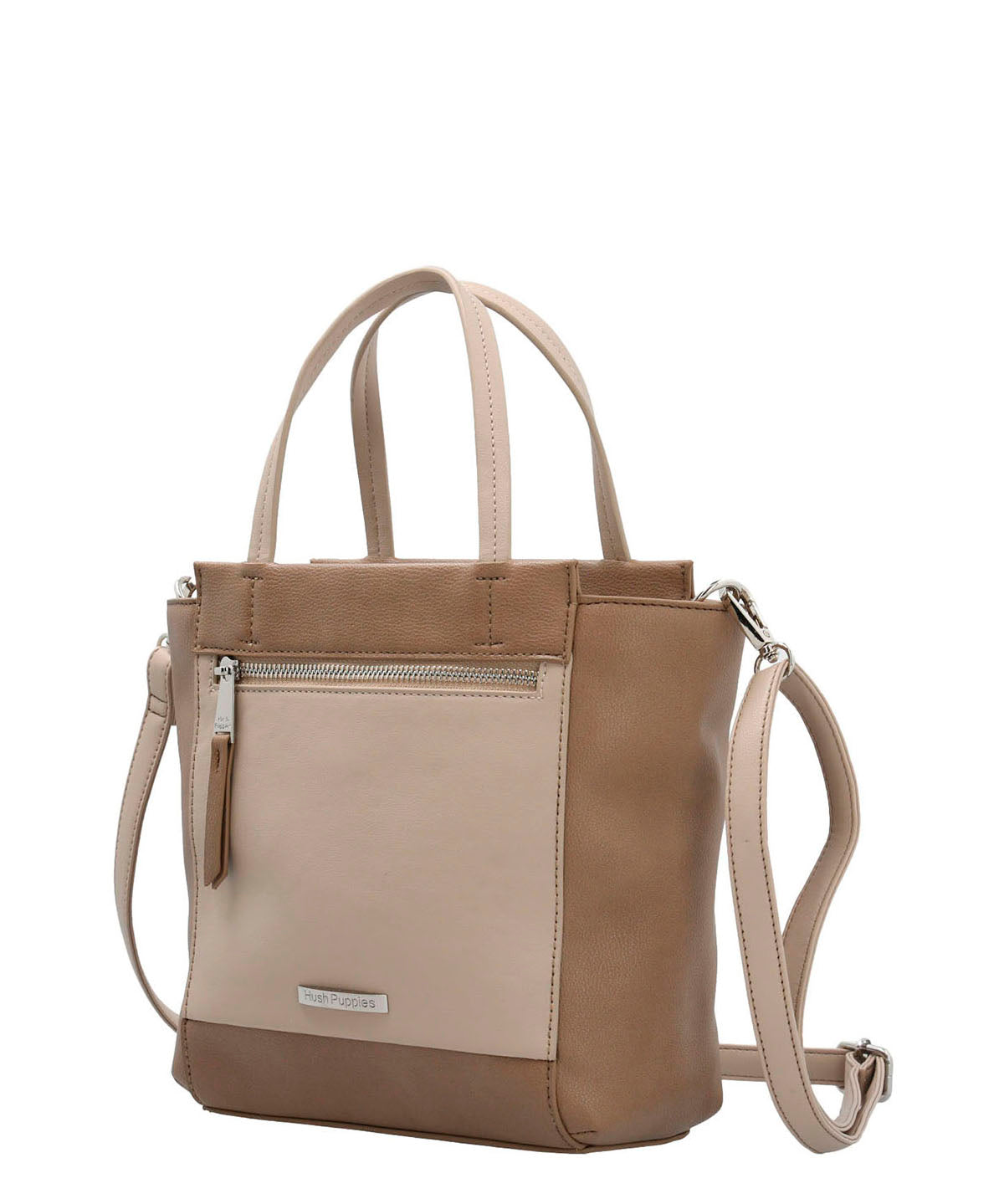 Cartera Ecocuero Mujer Bagley Cross Café Hush Puppies | Hush Puppies