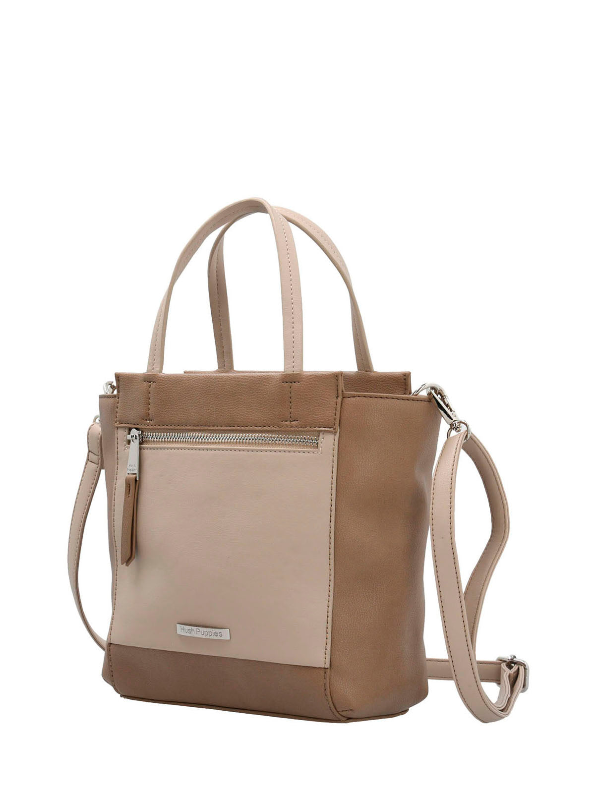 Cartera Ecocuero Mujer Bagley Cross Café Hush Puppies | Hush Puppies