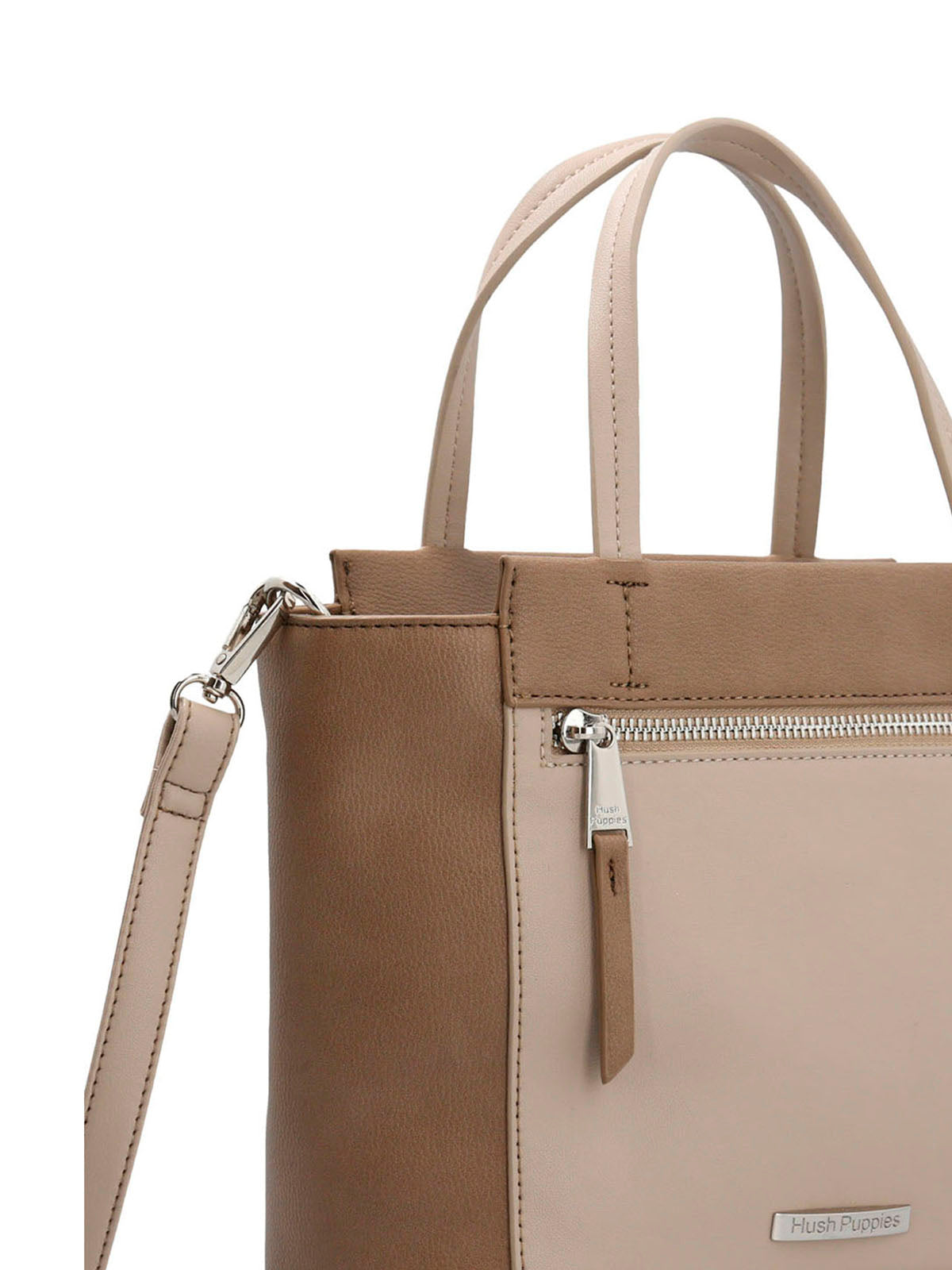 Cartera Ecocuero Mujer Bagley Cross Café Hush Puppies | Hush Puppies