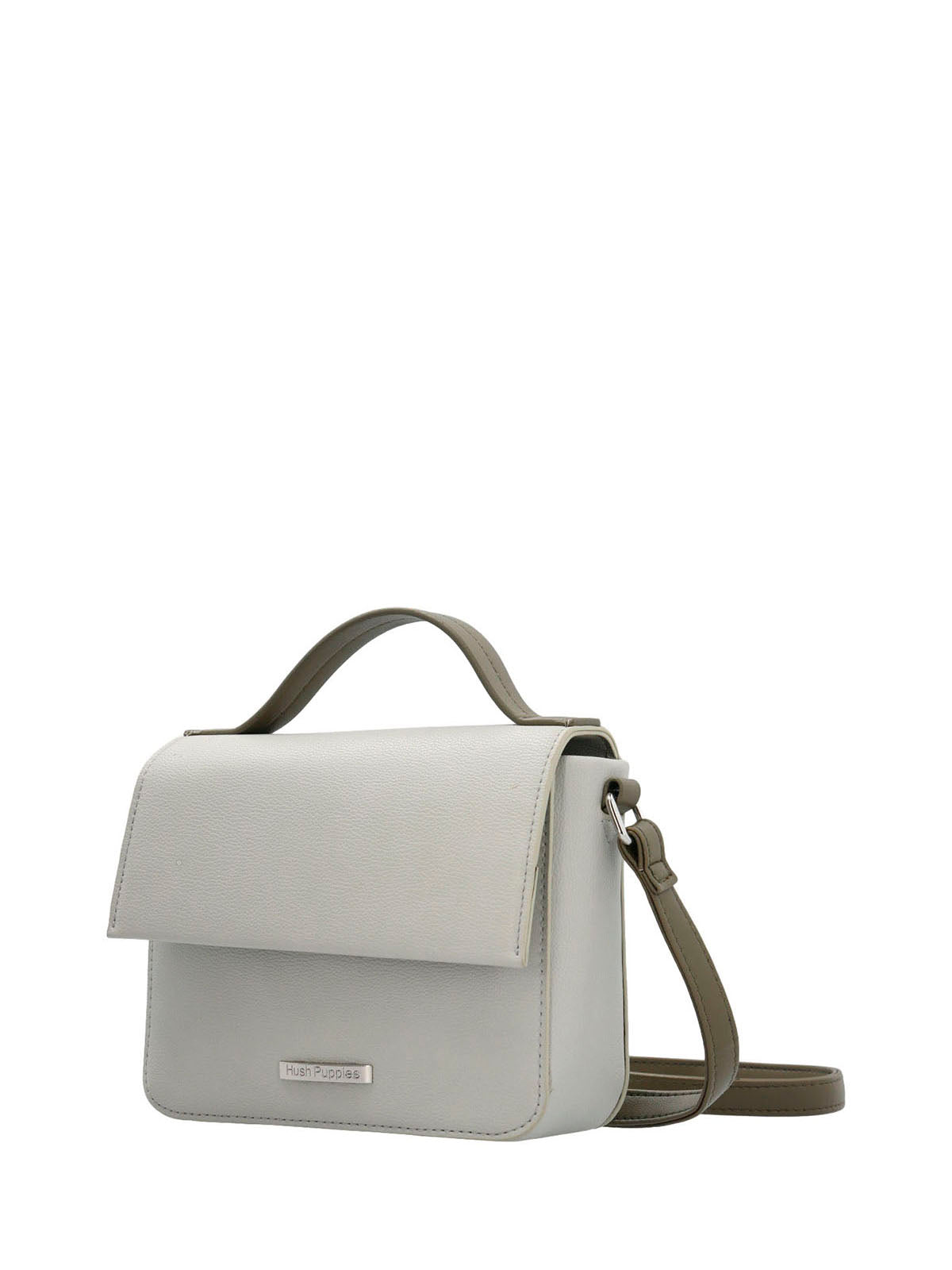 Cartera Ecocuero Mujer Brighty Cross Blanco Hush Puppies | Hush Puppies