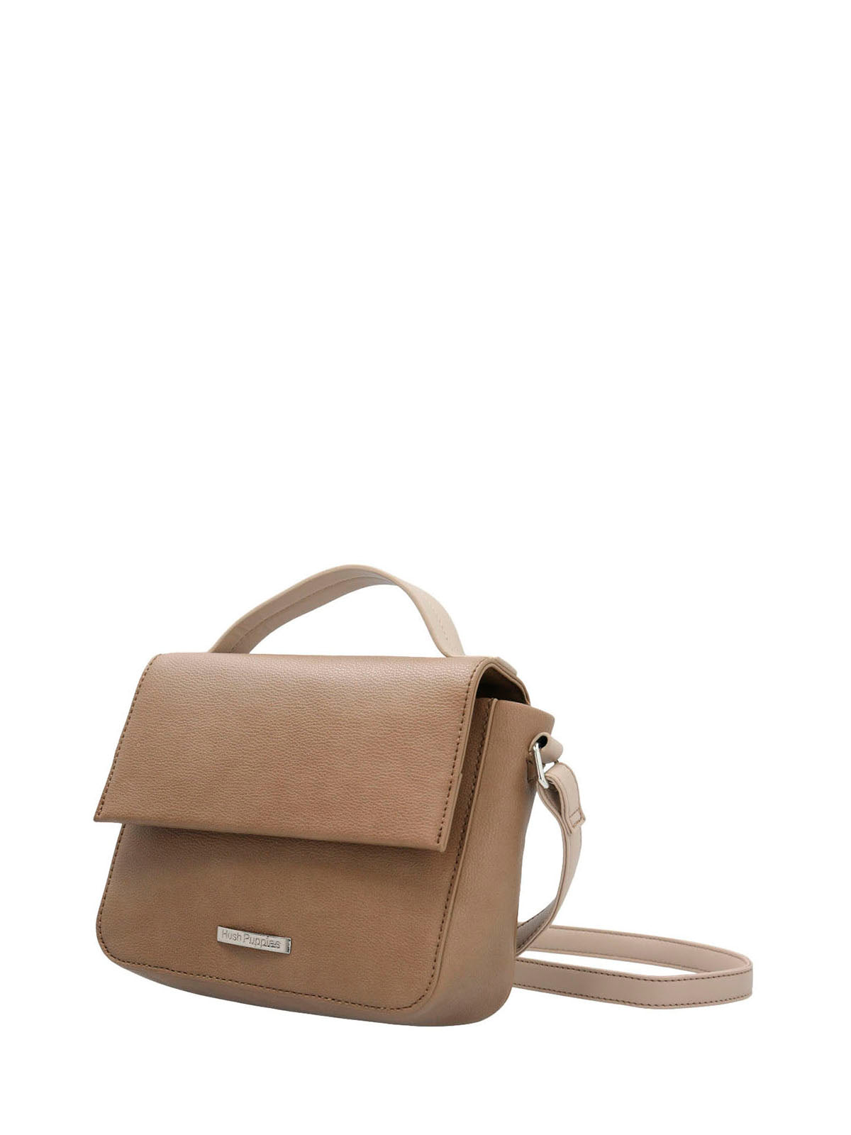 Cartera Ecocuero Mujer Brighty Cross Café Hush Puppies | Hush Puppies