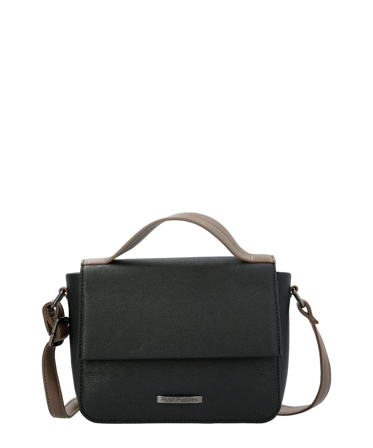 Cartera Ecocuero Mujer Brighty Cross Negro Hush Puppies | Hush Puppies
