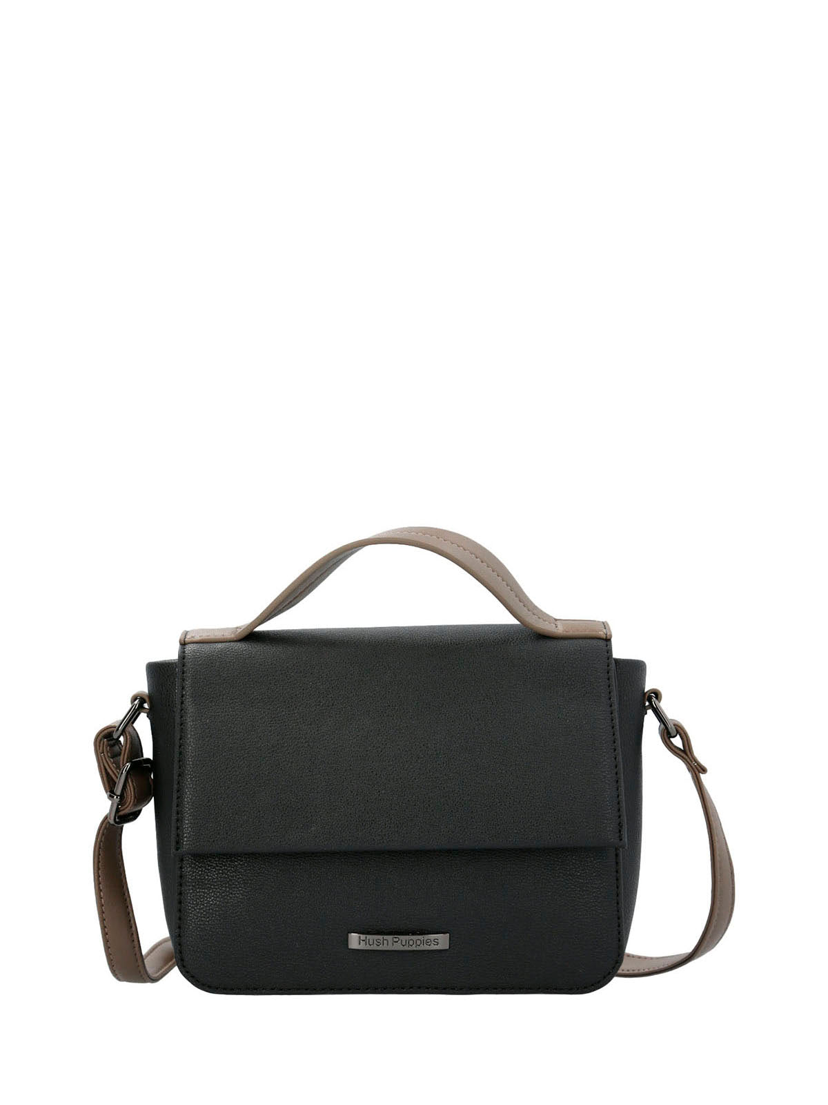 Cartera Ecocuero Mujer Brighty Cross Negro Hush Puppies | Hush Puppies