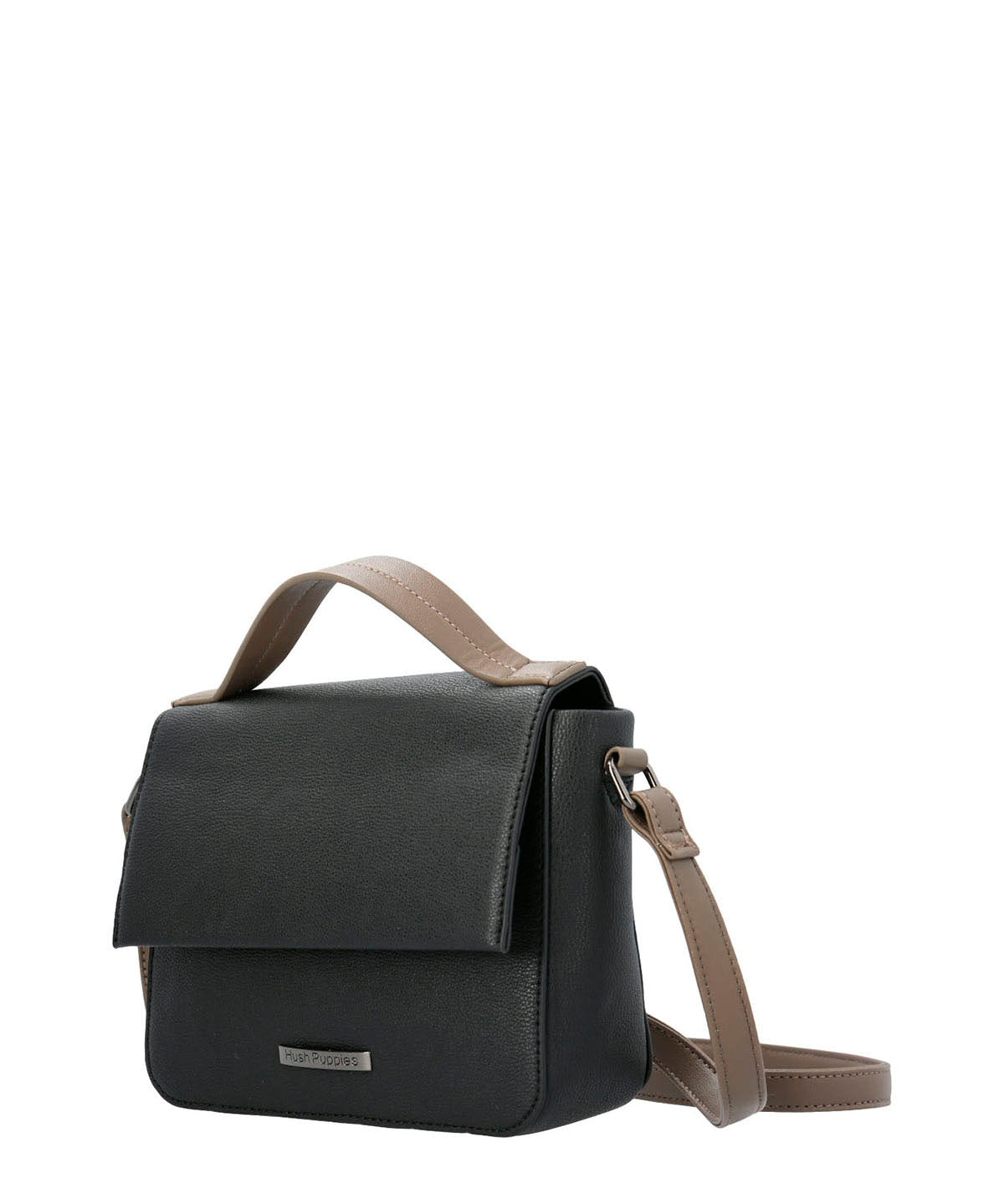 Cartera Ecocuero Mujer Brighty Cross Negro Hush Puppies | Hush Puppies