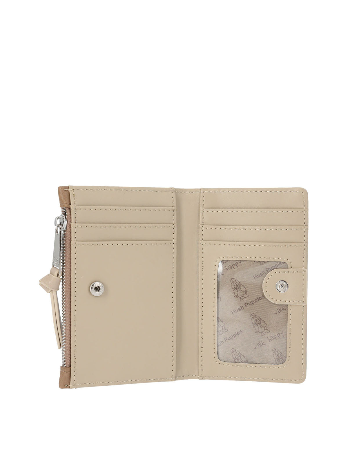 Billetera Ecocuero Mujer Barker Wallet Café Hush Puppies | Hush Puppies