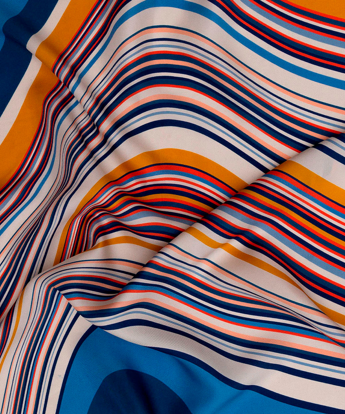 Pañuelo Seda Mujer Silk Giulia Scarf Azul Hush Puppies | Hush Puppies