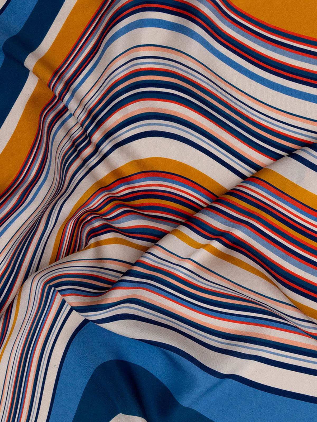 Pañuelo Seda Mujer Silk Giulia Scarf Azul Hush Puppies | Hush Puppies