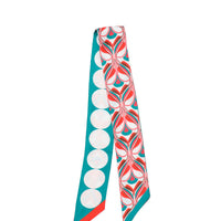 Pañuelo Seda Mujer Silk Tub Cloe Scarf Verde Hush Puppies | Hush Puppies