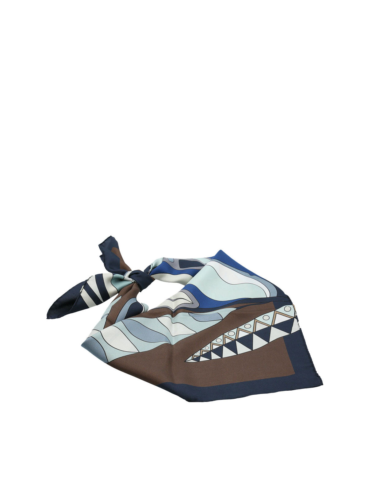 Pañuelo Seda Mujer Silk Stella Scarf Azul Hush Puppies | Hush Puppies