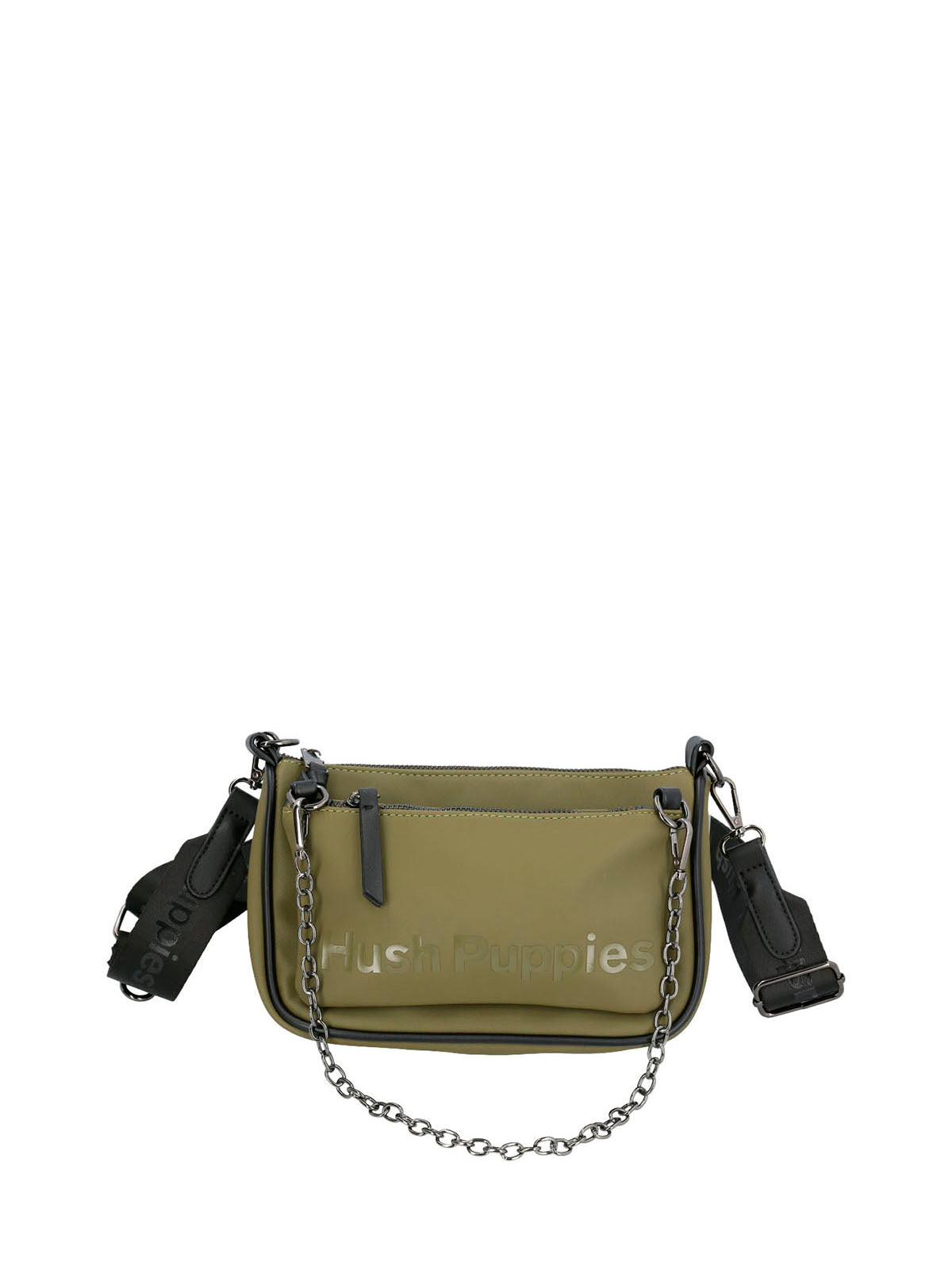 Cartera Ecocuero Mujer Hazel Cross Verde Hush Puppies | Hush Puppies