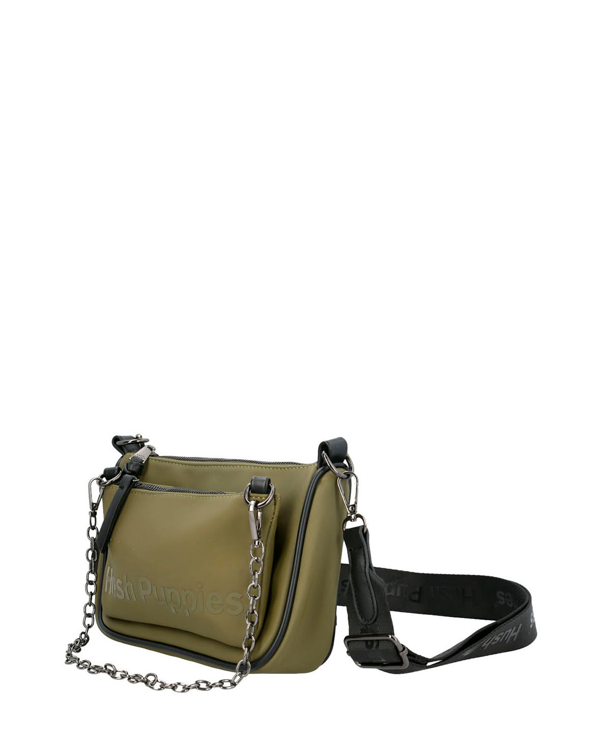 Cartera Ecocuero Mujer Hazel Cross Verde Hush Puppies | Hush Puppies