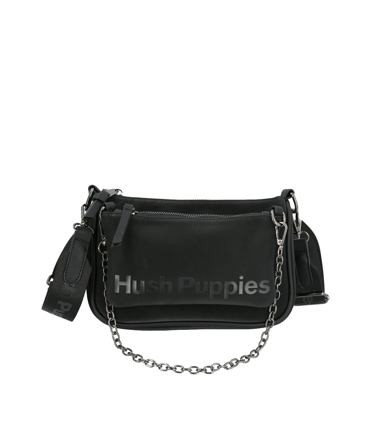 Cartera Ecocuero Mujer Hazel Cross Negro Hush Puppies | Hush Puppies