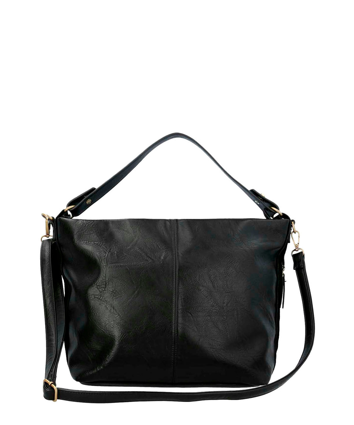 Cartera Ecocuero Mujer Laryn Hobo Negro Hush Puppies | Hush Puppies
