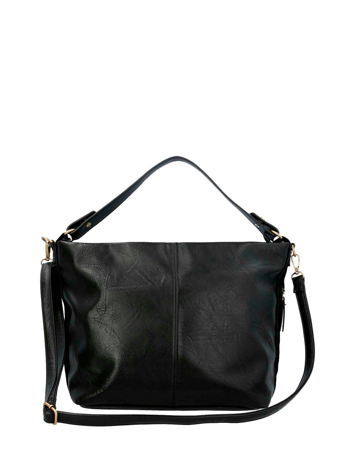 Cartera Ecocuero Mujer Laryn Hobo Negro Hush Puppies | Hush Puppies